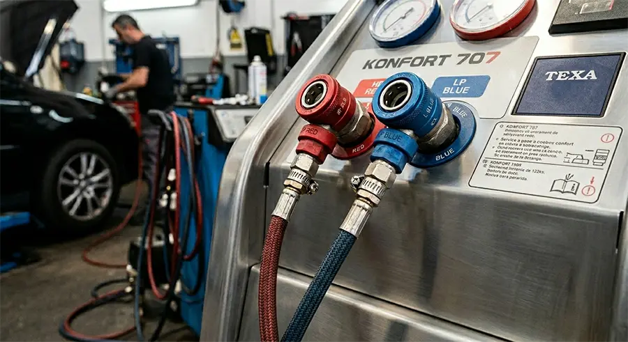 maquina carga gas konfort 707
